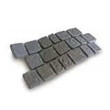 Pallet Sale!! 150+ sq ft - Riccobene 23.5-in L x 11.75-in W x 1-in H Irregular Charcoal Concrete Patio stone