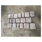 Pallet Sale!! 150+ sq ft - Riccobene 23.5-in L x 11.75-in W x 1-in H Irregular Charcoal Concrete Patio stone
