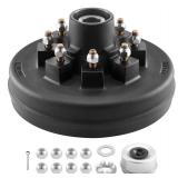 2 PACK - Electric Trailer Brake Drum, 8-Hole on 4-Inch Bolt Circle Brake Drum for 7000 lbs Trailer Axles, Long Service Life, Replacement of 12 Inch Brake Hub Drums Assembly for Trailers, RVs