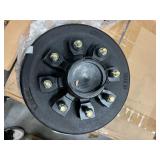 2 PACK - Electric Trailer Brake Drum, 8-Hole on 4-Inch Bolt Circle Brake Drum for 7000 lbs Trailer Axles, Long Service Life, Replacement of 12 Inch Brake Hub Drums Assembly for Trailers, RVs