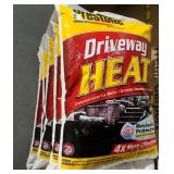 4 Bags - Prestone Driveway Heat Calcium Chloride Pellet Ice Melt 20 lb