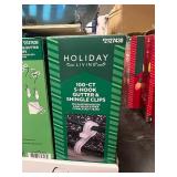 Quantity 24 - Holiday Living - 100 ct S-Hook Gutter and Shingle Clips