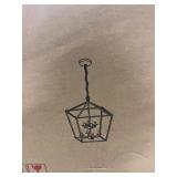 Hukoro 8 -Light Matte Black Traditional Geometric Medium Hanging Pendant light