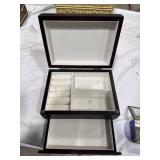 Brass and Blue Glass Box