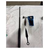 Telescopic Baton, Multi-Tool, Throwing Knife Lot