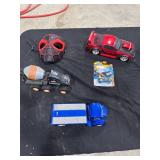 Toy Vehicle & Mask Lot