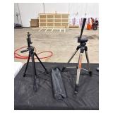 Two Camera Tripods with Bag