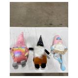 Set of 3 Plush Gnomes