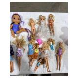 Lot of 12 Fashion Dolls