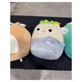 Six Squishmallows Plush Toys