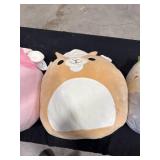 Six Squishmallows Plush Toys