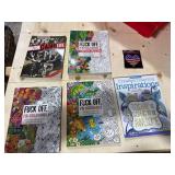 Adult Coloring Book Lot