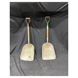 Pair of D-Handle Shovels
