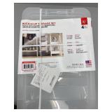 Clear Buckle-Up Storage Set - 4 Pack