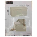 Seville Classics Foldable Storage Trunk/Bench