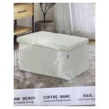 Seville Classics Foldable Storage Trunk/Bench