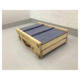 Wooden Pet Steps with Fabric Lining