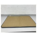 Textured Gray Foam Bath Mat