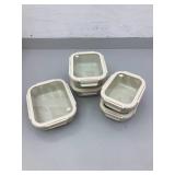 Set of Glass Food Storage Containers (5 Pieces)