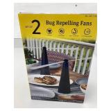 Set of 2 Bug Repelling Fans