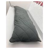 Quilted Gray Body Pillow