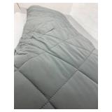 Quilted Gray Body Pillow