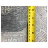 Pair of Decorative Gray Comfort Kitchen Mats