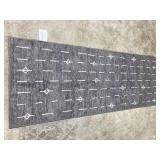 Chenille Area Rug - Alina Grey, 2.5