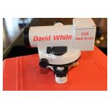 David White AL8-22 22X Automatic Level with Case and Manual