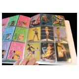 Collection of Vintage Pin-Up Art Trading Cards in Binder