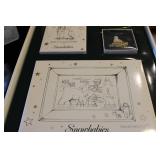 Dept 56 Snowbabies Friendship Club Collector Sets with Figurines and Plaques