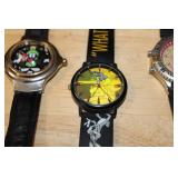 Set of 4 Looney Tunes Character Wristwatches