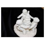 Lot of 4 Snowbabies Figurines and Lamp - Night Light, Five Part Harmony, Pennie From Heaven, Frosty Frolic