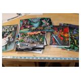 Collection of 20+ Assorted Comic Books, Posters, and Boris Vallejo Calendar