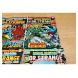 Lot of 8 Vintage Marvel Comics Group Dr. Strange Comic Books #3-8
