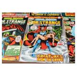 Lot of 8 Vintage Marvel Comics Group Dr. Strange Comic Books #3-8