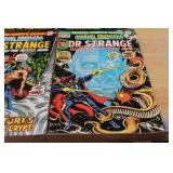 Lot of 8 Vintage Marvel Comics Group Dr. Strange Comic Books #3-8
