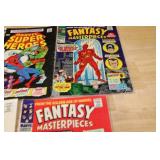 Marvel Comics Lot: Captain Marvel #12, #13, Superheroes #14, Fantasy Masterpieces #9, #10, (2) #11