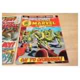 Set of 3 Marvel Sgt Fury and His Howling Commandos Comics, Including #1 (1965) and #2 (1966)