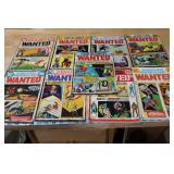 Set of 9 Vintage DC Comics Wanted World