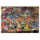 Lot of Giant Batman Annual Comic Books Including Issues #3, 4, 5, 6, and 7