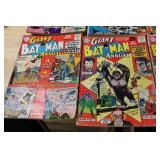 Lot of Giant Batman Annual Comic Books Including Issues #3, 4, 5, 6, and 7