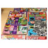 Lot of Giant Batman Annual Comic Books Including Issues #3, 4, 5, 6, and 7