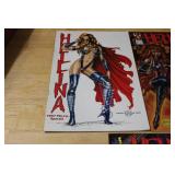 Set of 7 Hellina Comic Books and 1997 Pin-Up Special #1