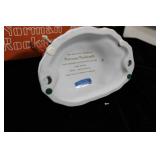 Norman Rockwell Porcelain Figurine Winter Snow Sculpture Four Seasons