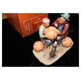 Norman Rockwell Fall Ghostly Gourds Figurine by Gorham First Edition