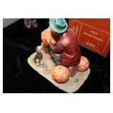 Norman Rockwell Fall Ghostly Gourds Figurine by Gorham First Edition