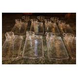 Large Assorted Dinnerware Collection with Noritake China and Glass Snack Sets