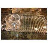 Large Assorted Dinnerware Collection with Noritake China and Glass Snack Sets