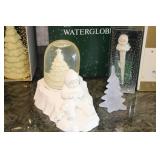 Large Collection of Snowbabies Figurines with Boxes and Waterglobe